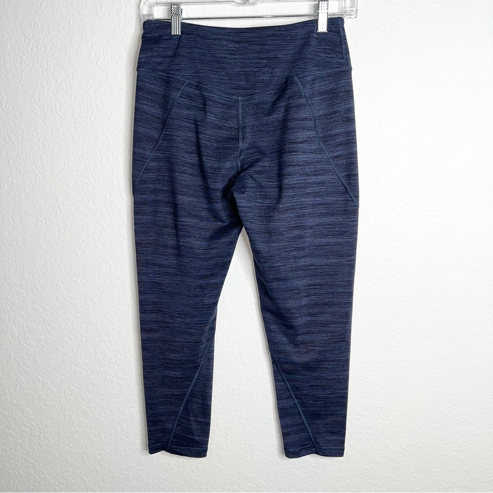 Patagonia Leggings Women medium Blue Capri Crop A5